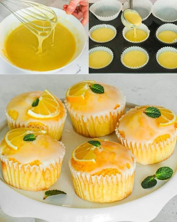 Muffinki cytrynowe: przepis na miękkie i pachnące ciasta lukrowane