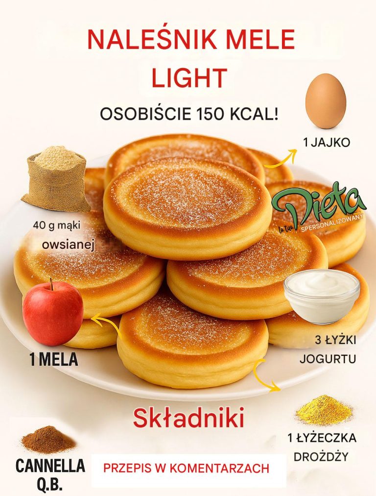Moje zdrowe naleśniki: maksimum energii i zero głodu aż do obiadu! Tylko 150 kcal