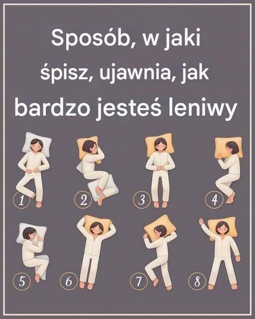 Jak pozycja snu ujawnia, czy jesteś leniwy