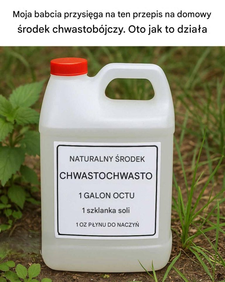 Moja babcia przysięga na ten przepis na domowy środek chwastobójczy. Oto jak to działa